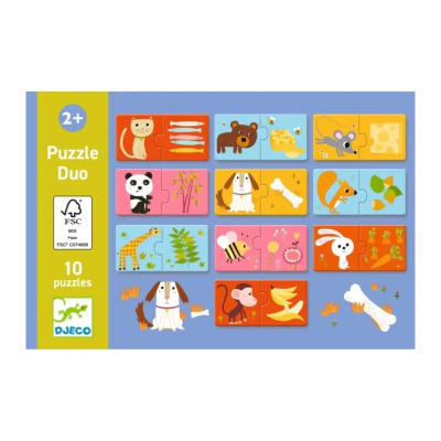 Djeco Puzzle Duo Números Puzzle Educativo 20 Peças | Farmácia d'Arrábida