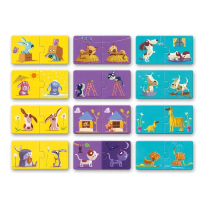 Djeco Puzzle Duo Opostos Puzzle Educativo 24 Peças | Farmácia d'Arrábida