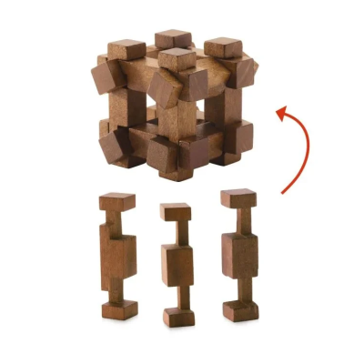 Djeco Woodix Jogo de Lógica 6 Puzzles de Madeira | Farmácia d'Arrábida
