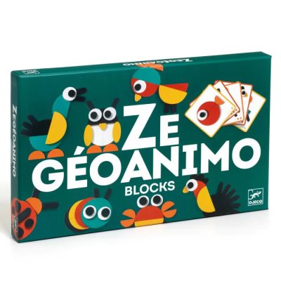 Djeco Ze Geoanimo Jogo de Construção em Madeira | Farmácia d'Arrábida