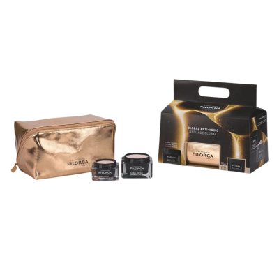 7628651 Filorga Coffret Natal Global-Repair Advanced – Creme, Elixir e Cuidado de Olhos e Lábios