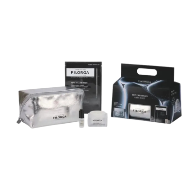 7628677 Filorga Coffret Natal Time-Filler 5XP Antirrugas para Pele Normal a Seca - Sérum + Creme + Máscara