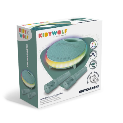 KIDYWOLF Kidykaraoke Coluna Karaoke com Microfones | Farmácia d'Arrábida