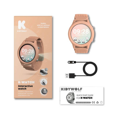 KIDYWOLF K-Watch Smartwatch Salmão +8 Anos | Farmácia d’Arrábida