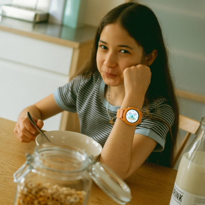 KIDYWOLF K-Watch Smartwatch Salmão +8 Anos | Farmácia d’Arrábida