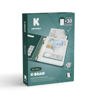 KIDYWOLF KIDYDRAW PAD Prancha Desenho Luz Meli-melo | Farmácia d’Arrábida