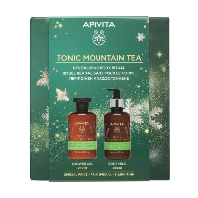 APIVITA Tonic Mountain Tea Coffret Natal Corpo | Farmácia d’Arrábida | Farmácia d’Arrábida