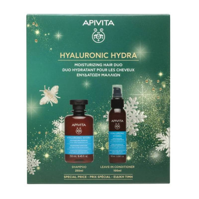 APIVITA Hyaluronic Hydra Coffret Champô + Leave-In | Farmácia d’Arrábida