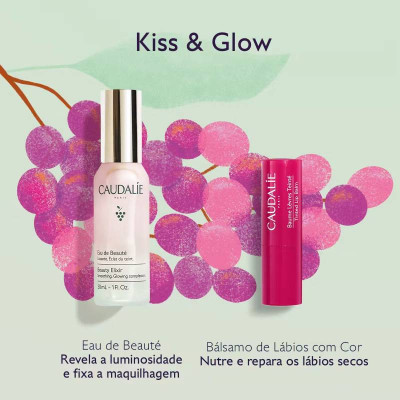 Caudalie Coffret Kiss & Glow Eau de Beauté e Bálsamo | Farmácia d'Arrábida
