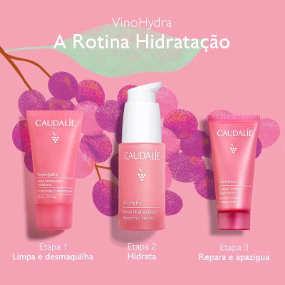 Caudalie VinoHydra Coffret Rotina de Hidratação 3 Produtos | Farmácia d'Arrábida
