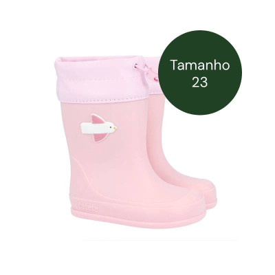 TUTETE Tamanho 23 Botas de Água Barefoot Minimal Birds