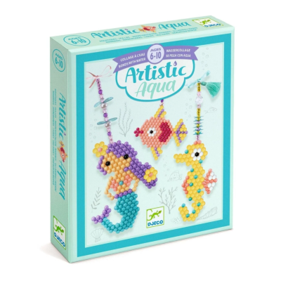 3070900094833 Djeco Artistic Aqua Charme do Mar Kit de Missangas com Água +6 Anos
