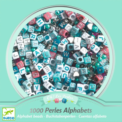 Djeco Alphabet Silver Kit com Letras para Pulseiras | Farmácia d'Arrábida