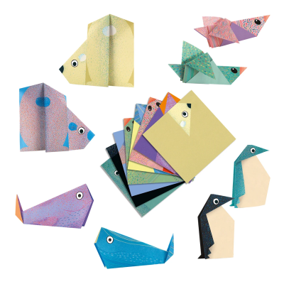 Djeco Animais Polares Kit de Origami Fácil | Farmácia d'Arrábida