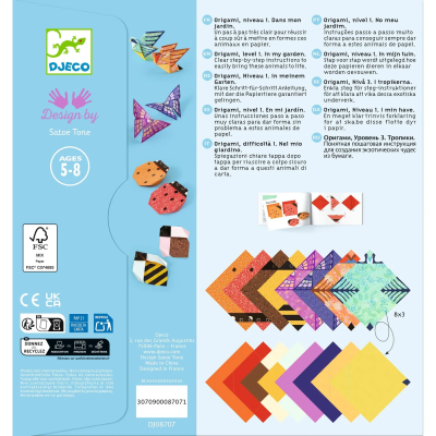 Djeco Origami No Meu Jardim Kit Criativo Papel | Farmácia d'Arrábida