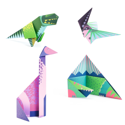 Djeco Origami Dinossauros Kit Criativo de Papel | Farmácia d'Arrábida