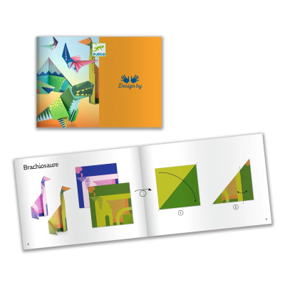 Djeco Origami Dinossauros Kit Criativo de Papel | Farmácia d'Arrábida