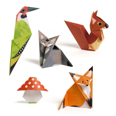 Djeco Origami Passeio na Floresta 24 Animais Papel | Farmácia d'Arrábida