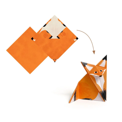 Djeco Origami Passeio na Floresta 24 Animais Papel | Farmácia d'Arrábida