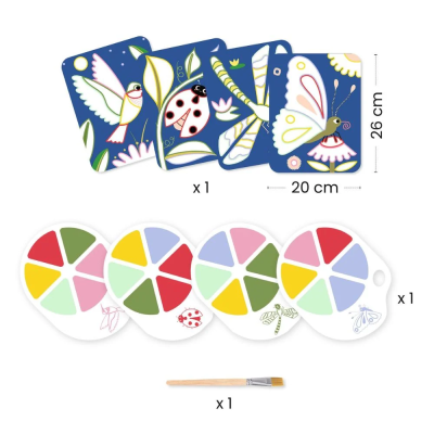 Djeco Insetos Kit Pintura Infantil com Paleta | Farmácia d'Arrábida