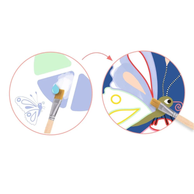 Djeco Insetos Kit Pintura Infantil com Paleta | Farmácia d'Arrábida