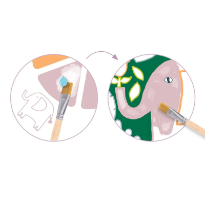 Djeco Selvagens Kit Pintura Infantil Paleta | Farmácia d'Arrábida