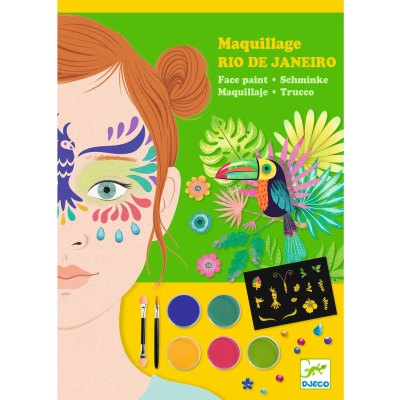 Djeco Rio de Janeiro Kit de Pinturas Faciais Infantil | Farmácia d'Arrábida