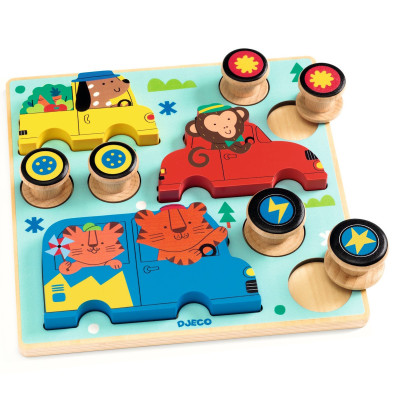 Djeco Puzz & Roll Puzzle Madeira +18M | Farmácia d'Arrábida