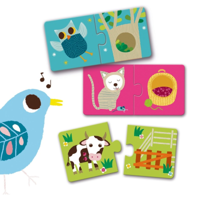 Djeco Puzzle Duo Habitat Puzzle Animais e Habitats | Farmácia d'Arrábida