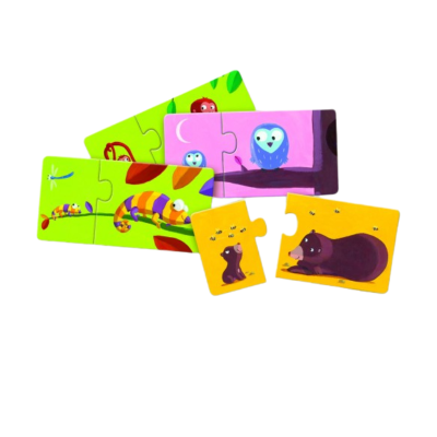 Djeco Puzzle Duo Mãe e Bebé Puzzle Animais | Farmácia d'Arrábida