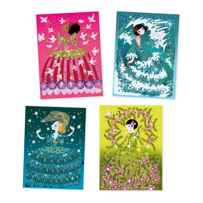 Djeco Vestidos Brilhantes Kit Criativo Glitter | Farmácia d'Arrábida