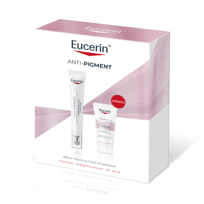 7617878 Eucerin Coffret Anti-Pigment Contorno de Olhos 15ml + Oferta Gel de Limpeza 20ml | Edição de Natal