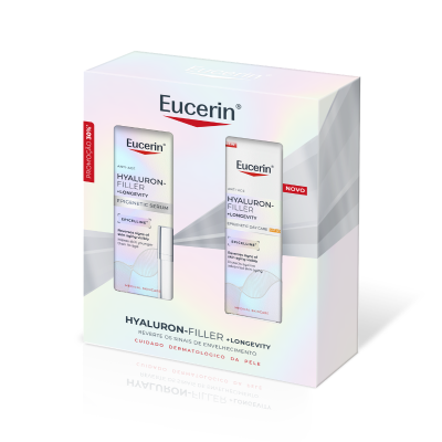 7617852 Eucerin Coffret Hyaluron-Filler Epigenetic Sérum 30ml + Creme de Dia FPS30 50ml | Edição Natal