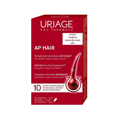 7602474 Uriage AP Hair Suplemento Alimentar Antiqueda x30 Comprimidos
