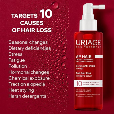 Uriage AP Hair Sérum Antiqueda Intensivo 100ml | Farmácia d'Arrábida