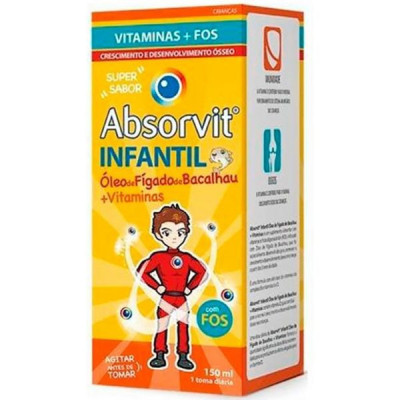 Absorvit Infantil Óleo Figado Bacalhau + Vitaminas 150mL
