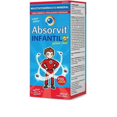 Absorvit Infantil Xarope Geleia Real 300 mL | Farmácia d'Arrábida