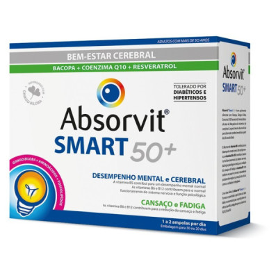 Absorvit Smart50+ Amp 10 mL X 30 Amp Beb | Farmácia d'Arrábida