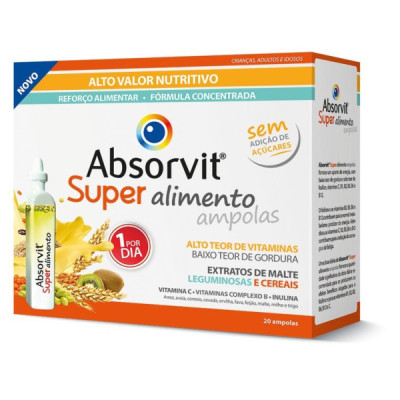 Absorvit Super Alimento 15 mL x 20 Ampolas | Farmácia d'Arrábida