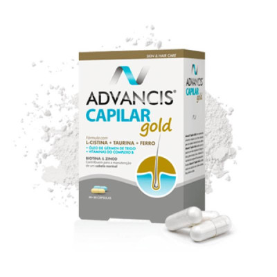Advancis Capilar Gold Cápsulas 30+30 | Farmácia d'Arrábida