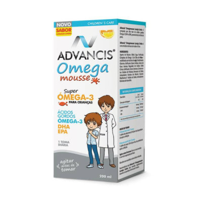 Advancis Omega Mousse Emulsão Laranja e Limão 200ml