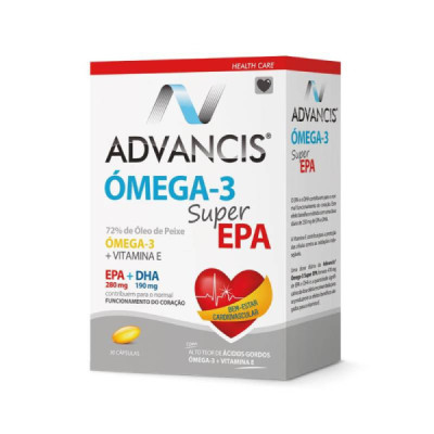 Advancis Ómega-3 Super EPA Cápsulas x30 | Farmácia d'Arrábida
