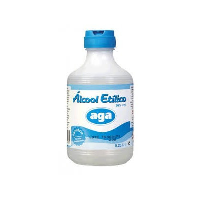 7725002 Álcool Etílico Desnaturado 96% AGA 250mL
