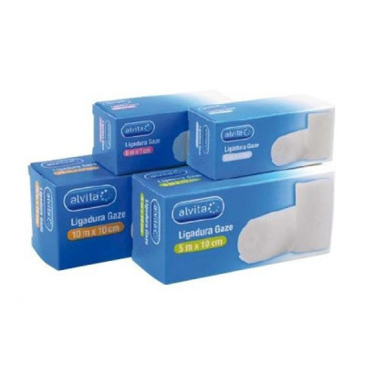Alvita Ligadura Gaze 5M X 10Cm