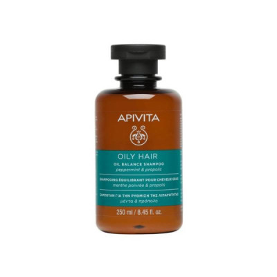 Apivita Champô Equilibrante para Cabelo Oleoso 250ml