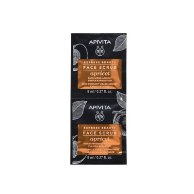 Apivita Creme Esfoliante Suave de Alperce 2x8ml