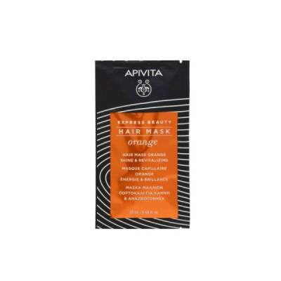 Apivita Máscara Capilar Brilho & Vitalidade de Laranja 20ml