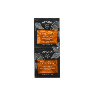 Apivita Máscara Iluminadora De Laranja 2x8ml