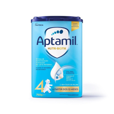 Aptamil Nutri-Biotik 4 Leite +12M 750g | Farmácia d'Arrábida