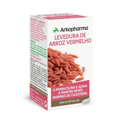 Arkocapsulas Levedura De Arroz Vermelho 45 Caps | Farmácia d'Arrábida